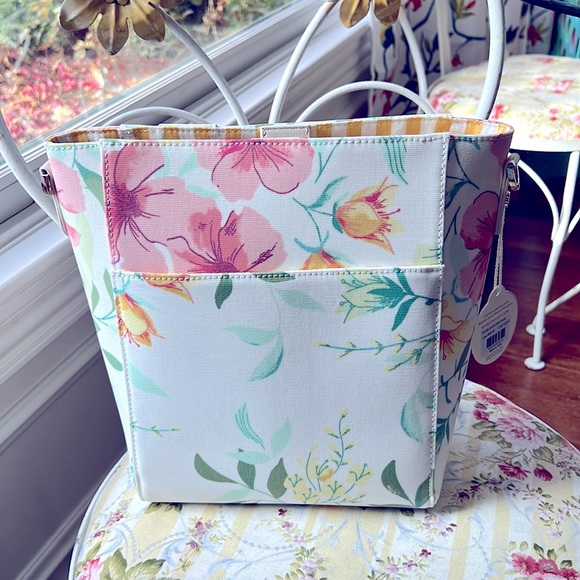 Spartina 449 Handbags - Spartina Palmetto Bucket River House Floral Purse Bag